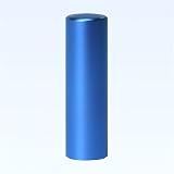 法人様ご印鑑 代表者印 寸胴タイプ オーシャンブルーチタン 18mm ケース無し