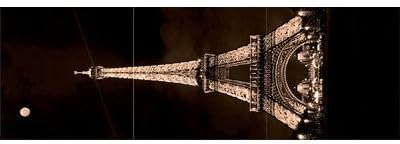 Euro Tour Eiffel Panoramic Wall Decal