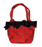 Medium Bow Bucket Purse - Louisville Cardinals NCAA College Athletics