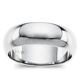 Elegant and Stylish 02.00 MM Half Round Band in Platinum ( Size 4.5 ), 100% Satisfaction Guaranteed.