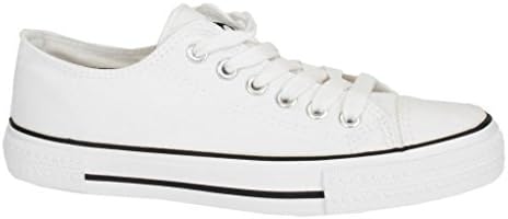 RetroFire New Women Classic Sneakers Canvas Lace Up Casual Comfort Slip On Shoes 9 US