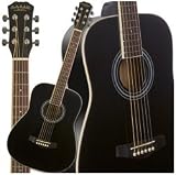 F4034 Acoustic Guitar (Black, 3/4 Size)