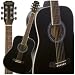 F4034 Acoustic Guitar (Black, 3/4 Size)