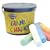 SIDEWALK CHALK TUB OF 20 ASSORTED GIANT CHALKS E38
