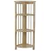 Tools & Hardware : CORNER STAND 4 SHELF NATURAL