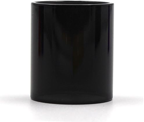 SMOK TFV4 Replacement Replace Glass Tank Tube Cap Cover Colors Perfect Fit (black)