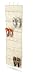 Honey-Can-Do SFT-01256 Over The Door Clear Shoe Organizer/Storage Rack, Natural
