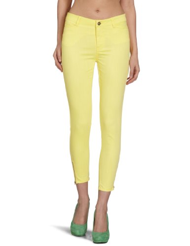 VERO MODA Damen Hose, 10077124 Wonder Colour Ankle Zip, Gr. 26/32, Gelb (LIMELIGHT) Preisvergleich