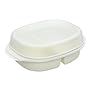 Kitchen Craft Microwave Cookware Divided Dishes with Lids, Set of 2, 470 ml
