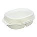 Kitchen Craft Microwave Cookware Divided Dishes with Lids, Set of 2, 470 ml