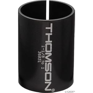 Thomson Bicycle Step Shim (1 to 1-1/8-Inch, Black)