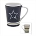 Football Mugs - NFL DALLAS COWBOYS FOOTBALL MINI MUG DOUBLE SHOT GLASS