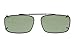 Eyekepper Metal Frame Rim Polarized Lens Clip On Sunglasses 2 3/16