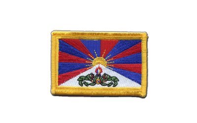 Écusson brodé Flag Patch Tibet - 8 x 6 cm