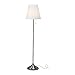 Ikea Arstid Floor Lamp, Nickel Plated, White