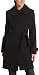 AK Anne Klein Women's Ak By Anne Klein Womens Wool Single Breasted Belted Envelope Co...
