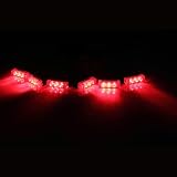 317y4PezYjL. SL160  Koolertron 18 LED Emergency Vehicle Strobe Lights for Front Grille/Deck   Red