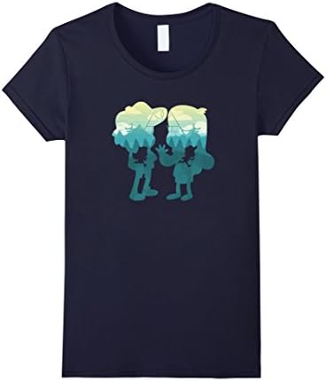 Women's Teekiwi Funny Cartoon Best Shirt Medium Navy