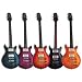 Hamer archtop electric Flame Maple top - Transparent black finish