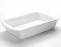 White Basics Auflaufform eckig 43 cm, in Geschenkbox