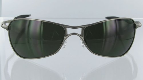 Click here to buy 05-812 - Oakley Crosshair Sunglasses Silver Frame with Dark Grey Lens.