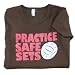 Kapoo Practice Safe Sets Brown Tee