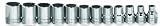 Williams MSB-12HRC 12-Piece 3/8-Inch Drive Metric Shallow 6 Point Socket Set [並行輸入品]