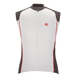 Pearl Izumi 2008 Men's Slice Sleeveless Cycling Jersey - White/Shadow Grey - 0656-2JZ