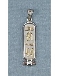 Cartouche Pendant - Made in Egypt - with "LOVE" in Hieroglyphics - Solid Style