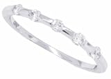 0.23ctTW Diamond Anniversary Wedding Band in 14kt White Gold