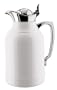 Alfi Opal White Lacquered Brass with Chrome Thermal Carafe, 8-Cup