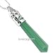 1 pc Green Aventurine Pendulum Gemstone Gem Stone Pendant Bead * [WITH FREE NECKLACE]