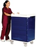 Harloff Anesthesia Cart, 6-Drawer, Standard Package, 30 -1/2“W x 45-3/4“ x 23-3/4“