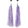 Pyramid Pom Pom Bicycle Streamers, Purple