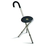 Tri-Seat Adjustable Seat Cane (Color - Bronze)
