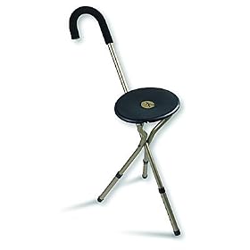 Tri-Seat Adjustable Seat Cane (Color - Bronze)