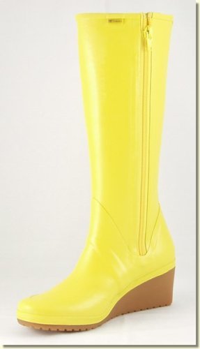 Tretorn - Women's Plask Yellow Rain Boots product image
