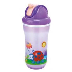 【クリックで詳細表示】Nuby インシュレイテッド フリップイット ボトル バグズ