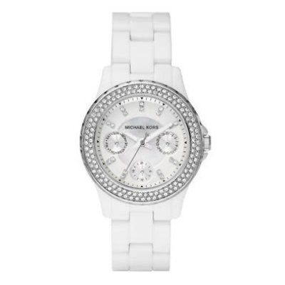 Michael Kors Women's MK5458 Madison White Watch