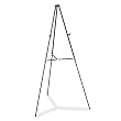 Quartet 51E Lightweight Telescoping Aluminum Tripod Easel, 38 to 66 High, Black