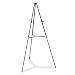 Quartet Aluminum Lightweight Telescoping Display Easel, Black Finish (51E)