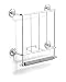 Novis Magazine Rack & Double Paper Holder (Chrome)