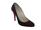 CHRISTIAN LOUBOUTIN Decollete Pony Pumps in Claret
