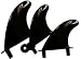 Surfboard Skeg Set