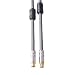 HighEnd Premium Antennenkabel Koax-Stecker Koax-Kupplung mit Ferritkern, 100 dB Schirmung 5,00m
