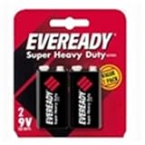 FUJI - 9 Volt Super Heavy Duty Size D Battery - 2 Pack