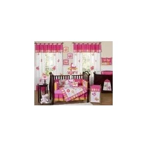 JoJo Designs Pink and Orange Butterflies Baby Bedding