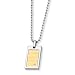317zNbzOcjL. SL75  10k White or Yellow Gold Heart Dog Tag Diamond Pendant (1/20 cttw, I J Color, I3 Clarity)