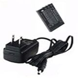 Rechargable Battery & Charger Kit for Jazz HDV178 & HDV188 HD DV Camcorders