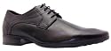 Azor Mens Edison Formal Black Lace Up Leather Work Dress Shoes